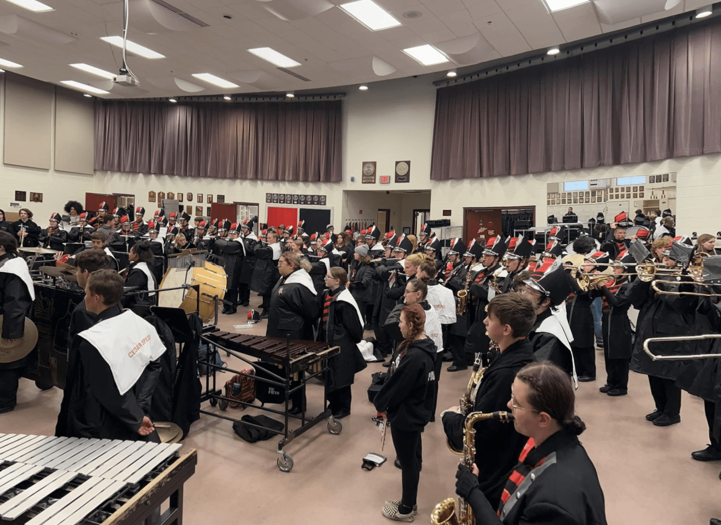 Future Cedar Springs Musicians and Parents Cedar Springs Bands