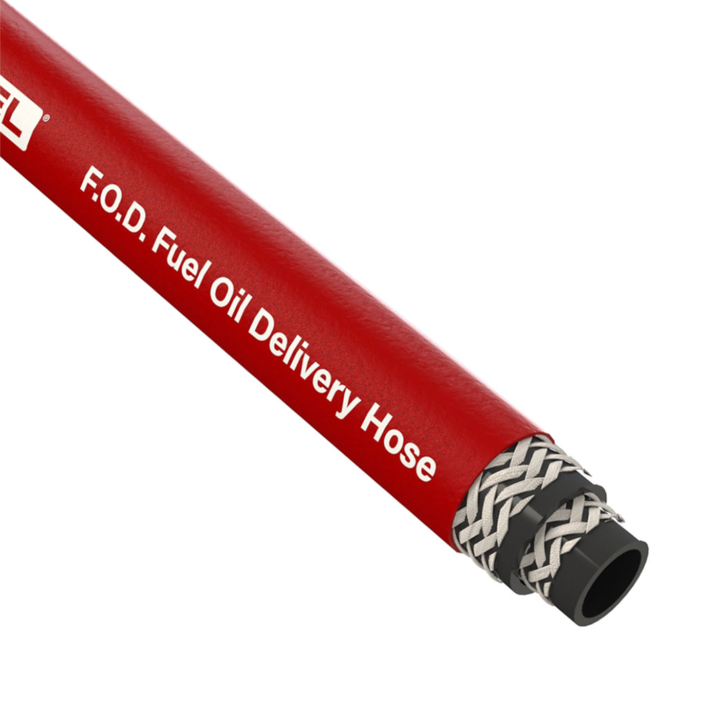 100' Fuel Oil Delivery Hose Full Flow Internal Expanded NPT/NPSH Swivel