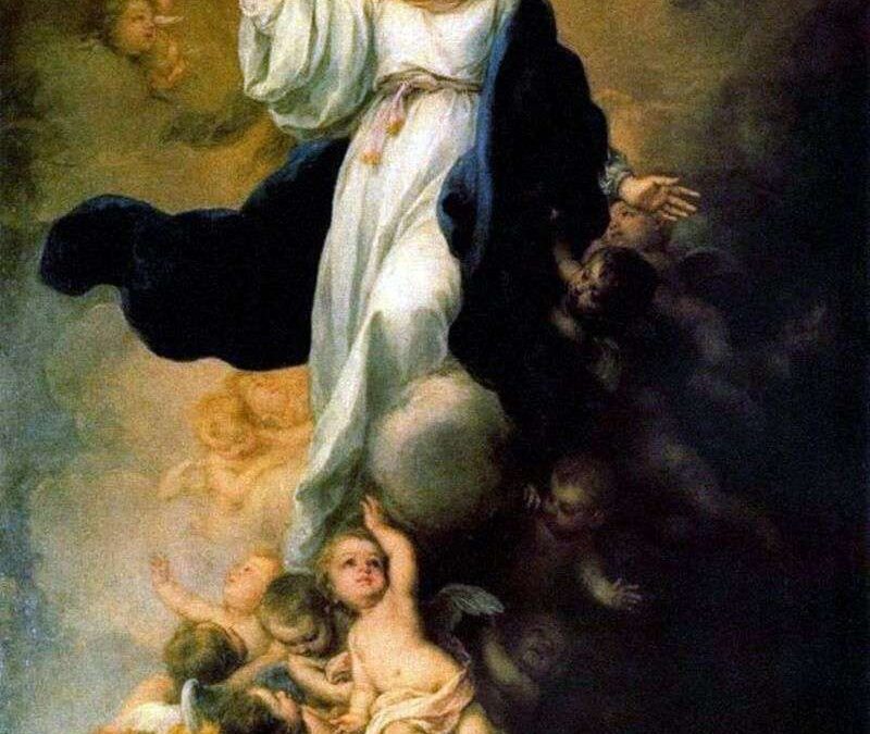 Assumption of the Virgin Mary by Bartolome Esteban Murillo Cedric