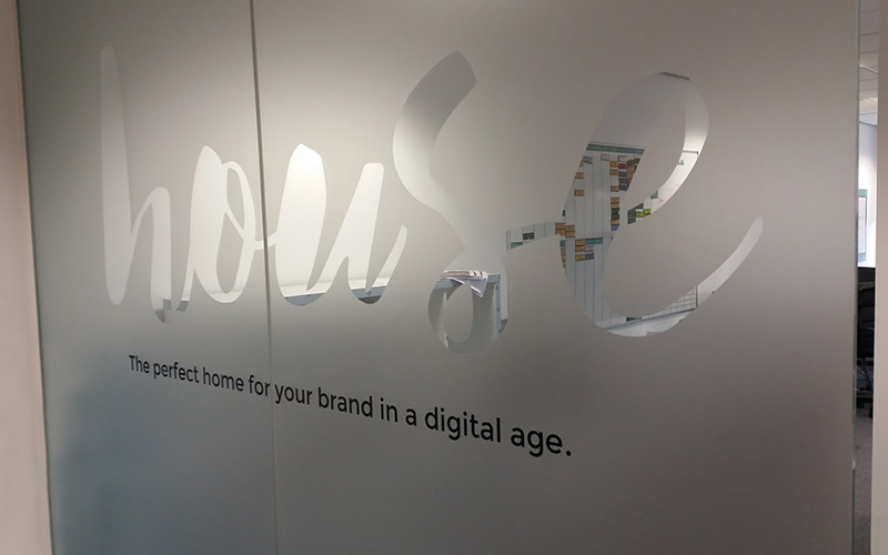 Frosted Vinyl Window Graphics Cee Graphics Manchester