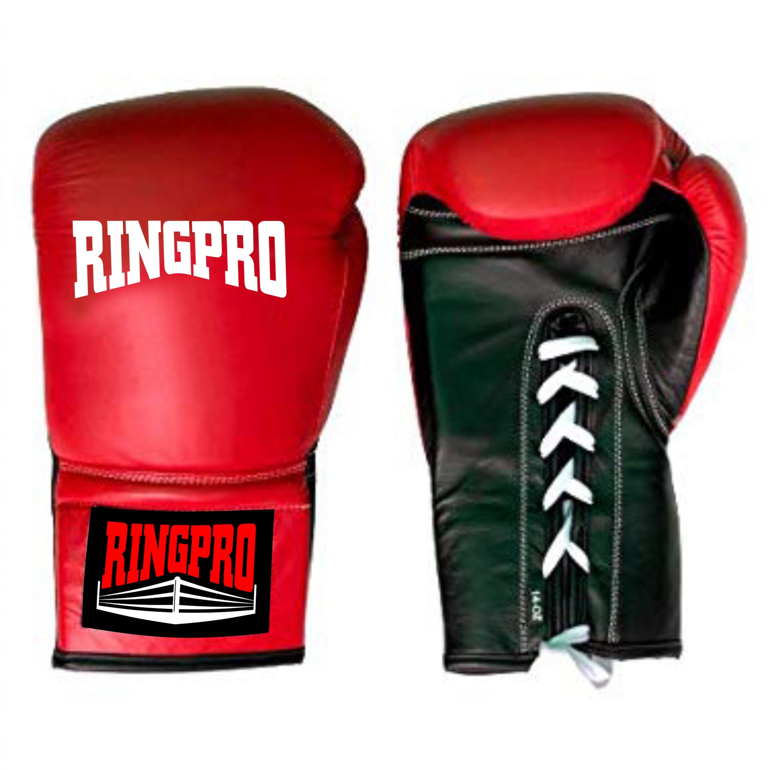 PROFESSIONAL GENUINE LEATHER LACE FIGHT GLOVES ceela