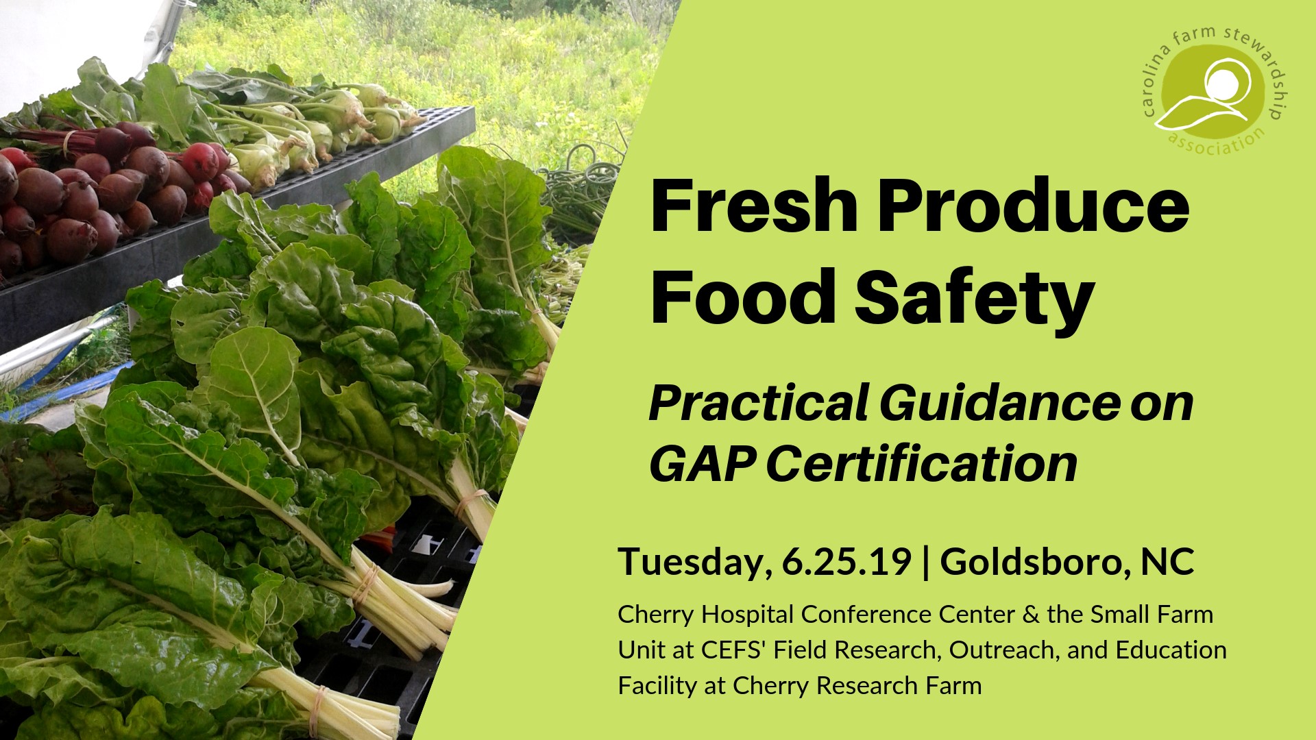 Fresh Produce Food Safety Center for Environmental Farming Systems