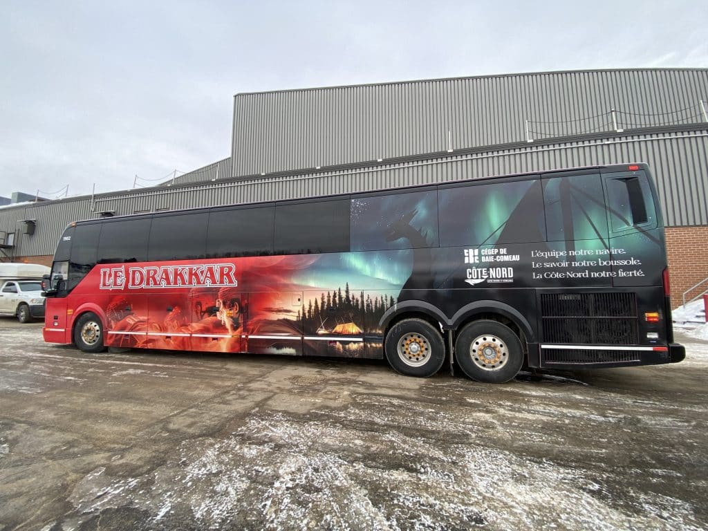 L'identification de l'autobus du Drakkar renouvelée grâce à un