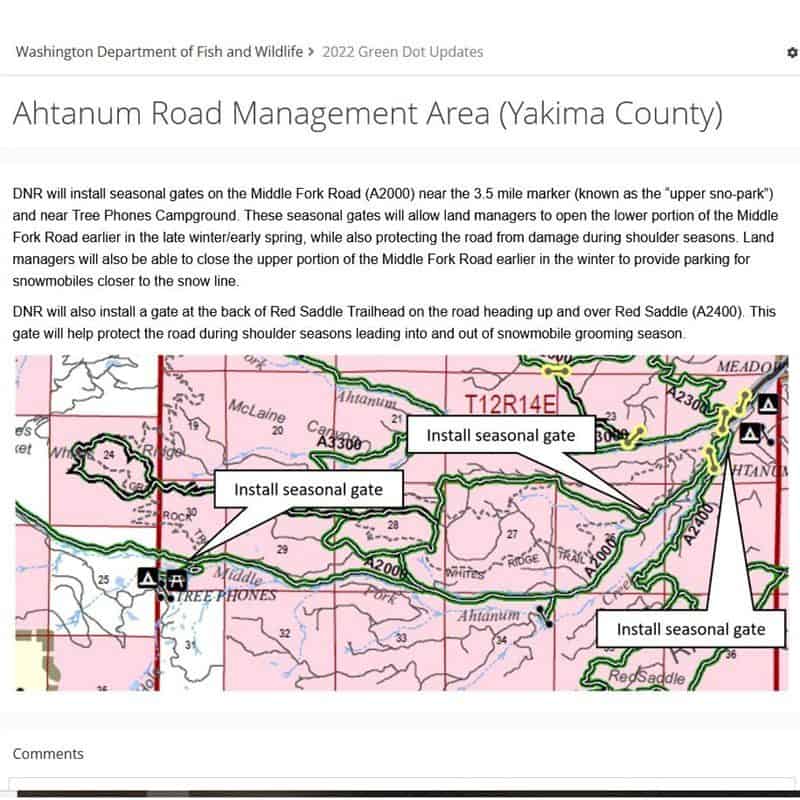 News More Closures Coming to Washington State Managed Land Eastern