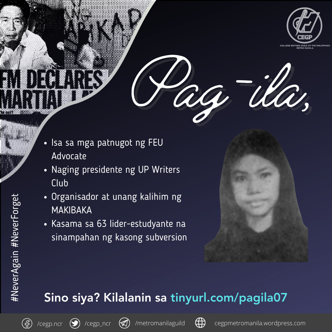 Kilalanin si Maria Lorena M. Barros College Editors Guild of the
