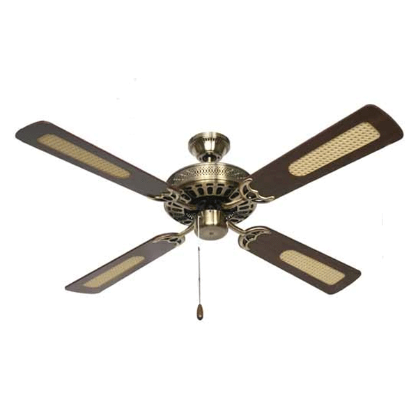 Hunter Pacific Majestic Coolah Ceiling Fan 52" in Antique Brass