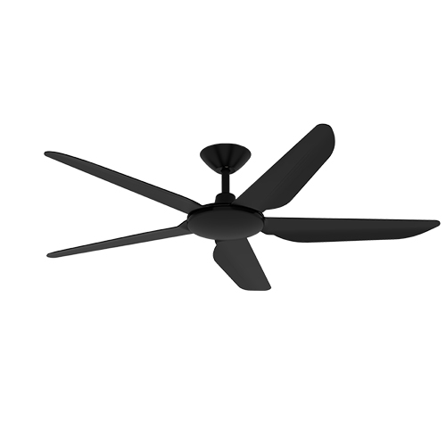Storm DC Indoor/Outdoor Ceiling Fan Matte Black 52"