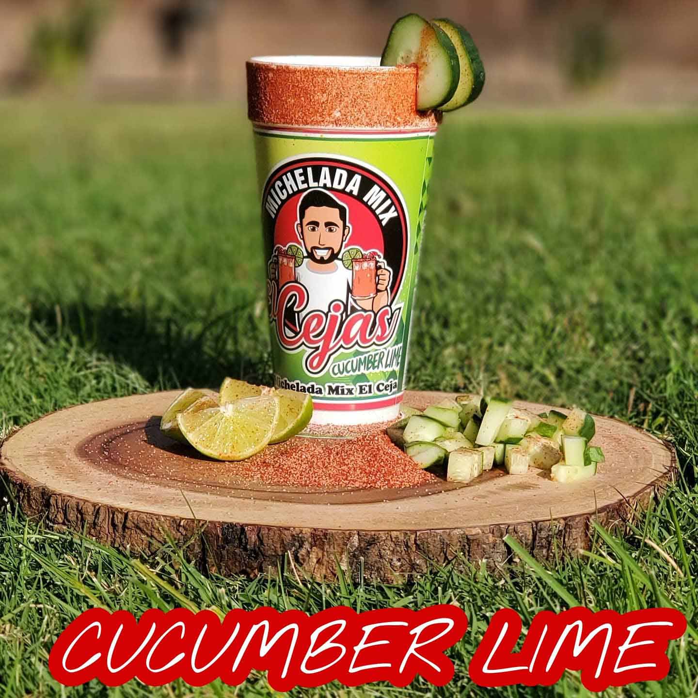 CucumberLime Michelada Cup El Cejas Micheladas