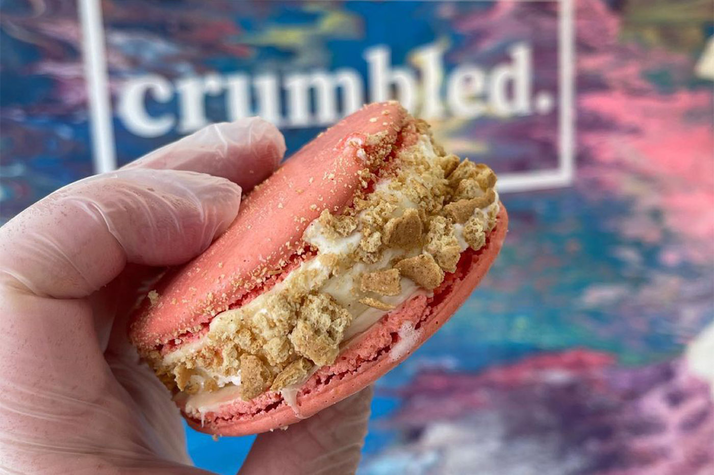 This Hamilton dessert shop is making huge macaron ice cream sandwiches