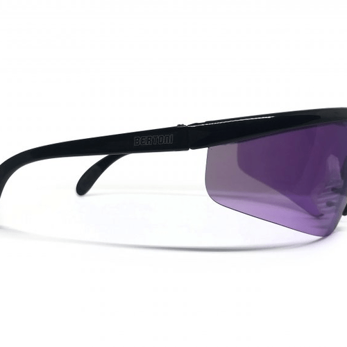 Bertoni Shooting Glasses with 4 Interchangeable Lenses and Carrying