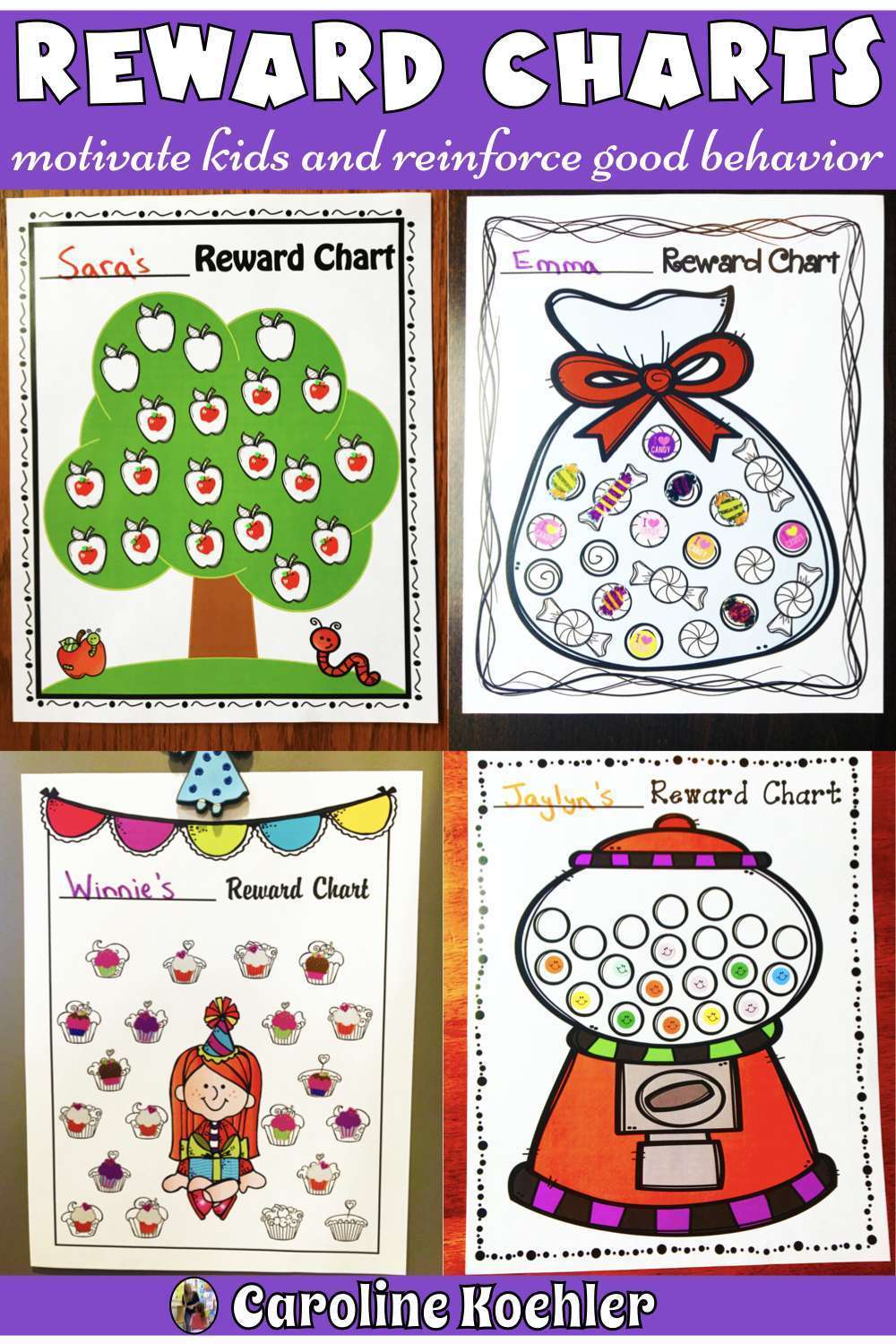 Reward Charts for Kids A Positive Reinforcement System Caroline