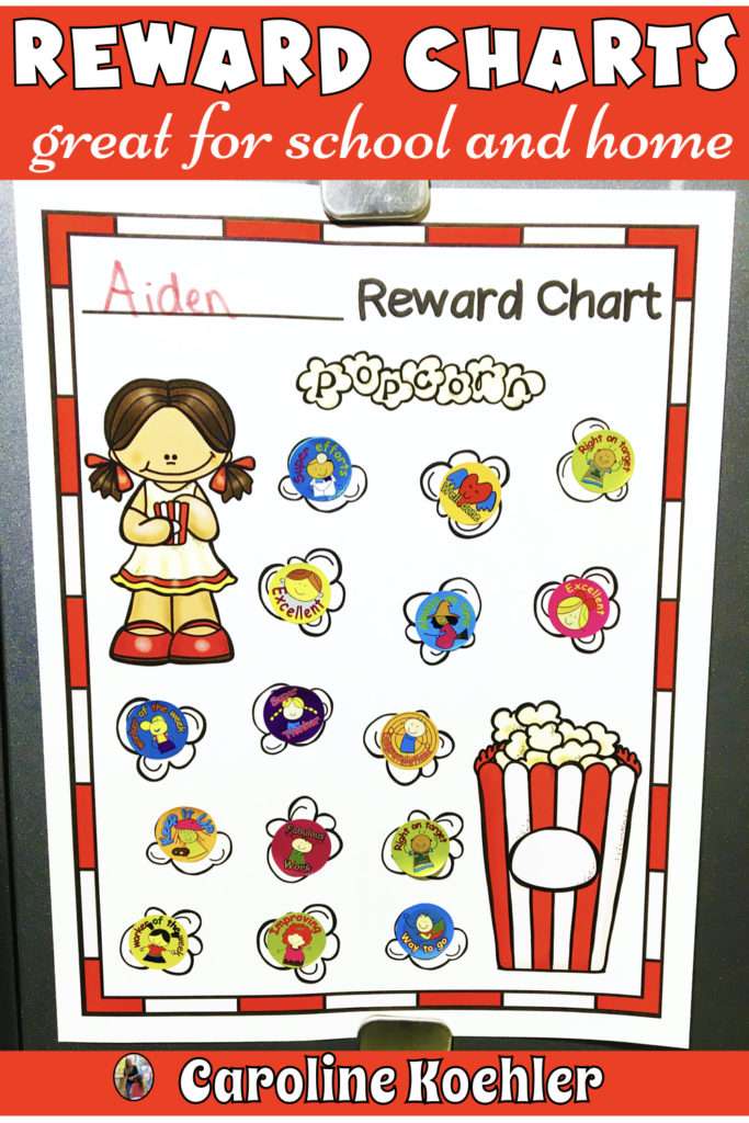 Reward Charts for Kids A Positive Reinforcement System Caroline