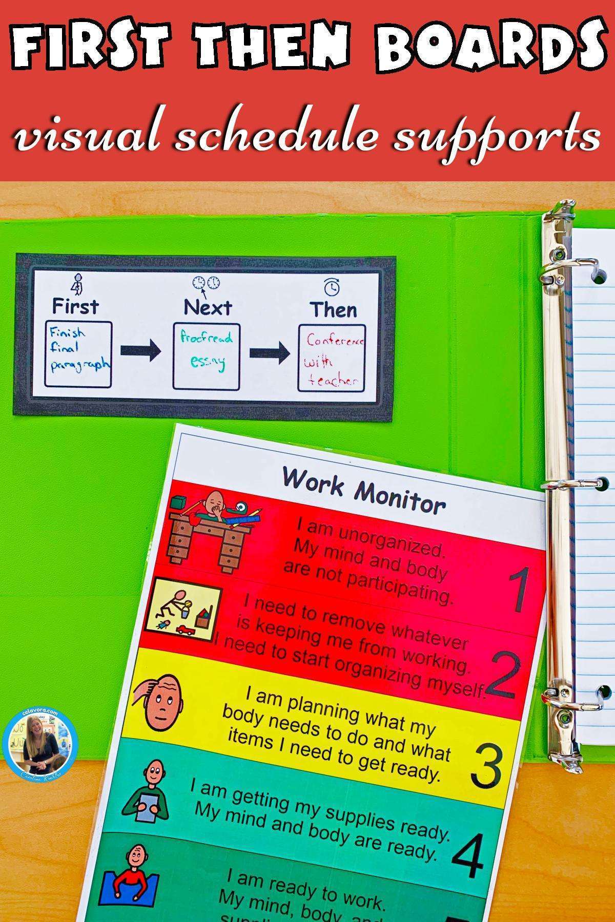 Editable Visual Schedule Templates for Autism Caroline Koehler at Celavora Education