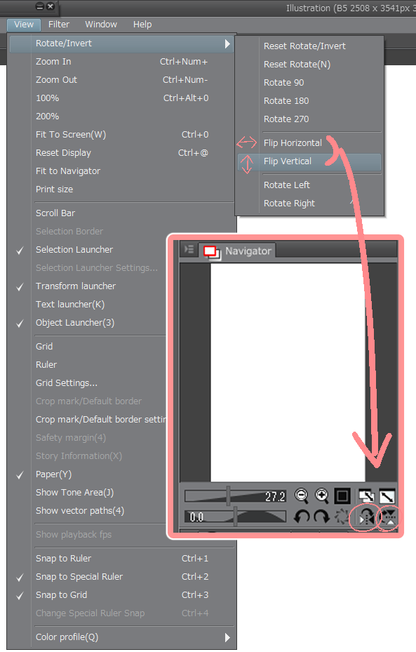 Esitellä 37+ imagen clip studio paint flip canvas shortcut abzlocal fi