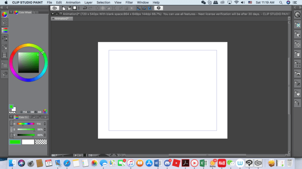 Clip Studios Paint Layout (Mac) CLIP STUDIO ASK