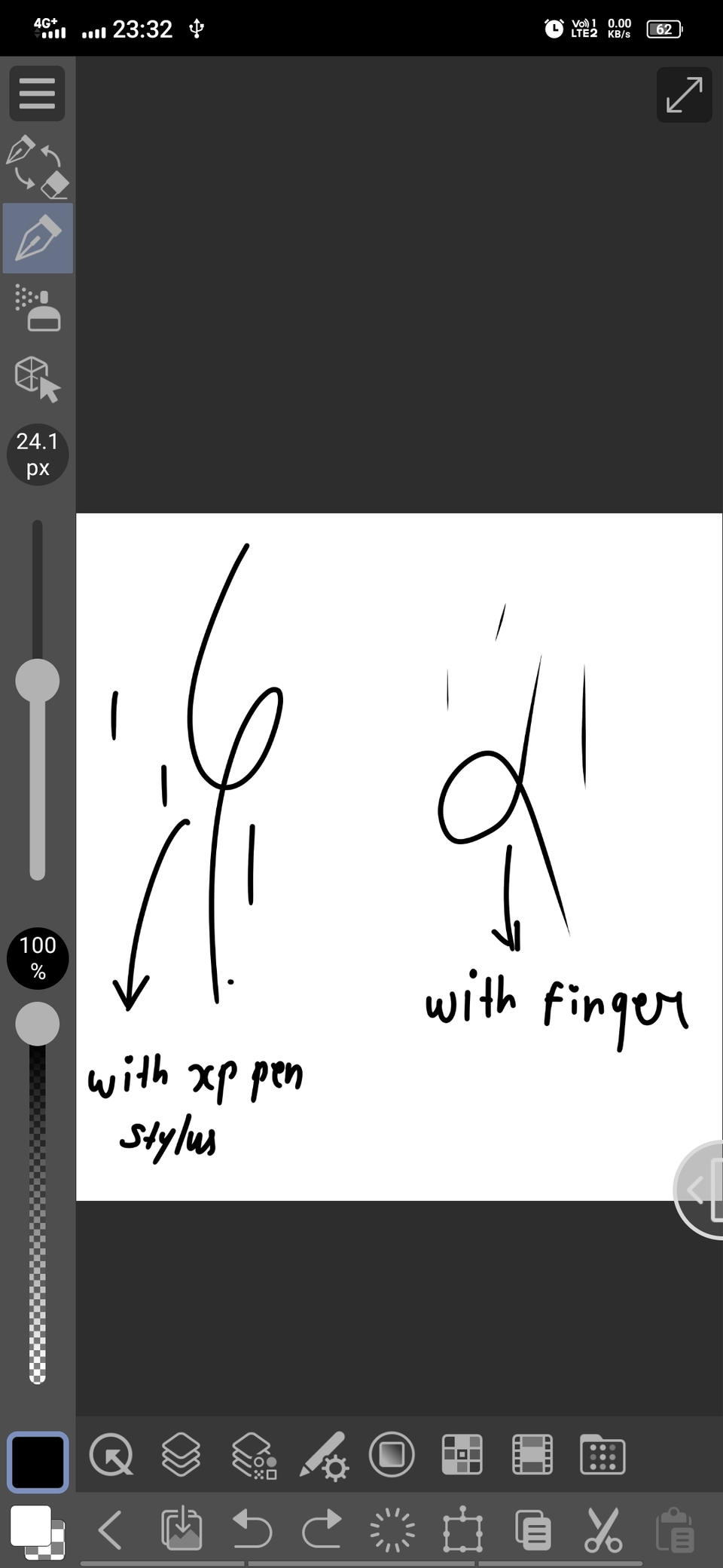CLIP STUDIO PAINT MobileにおけるXPPenのスタイラス筆圧感度とボタン機能の問題 CLIP STUDIO ASK