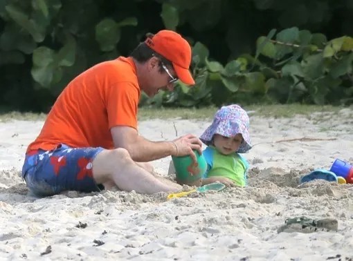 Robert Downey Jr & Family Vacation in St. Barts Celeb Baby Laundry