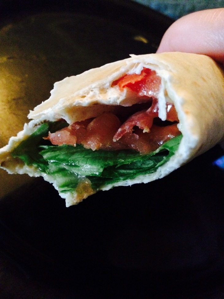 Skinny BLT Sandwich Wraps Healthy and Delicious PostBaby Body Meal