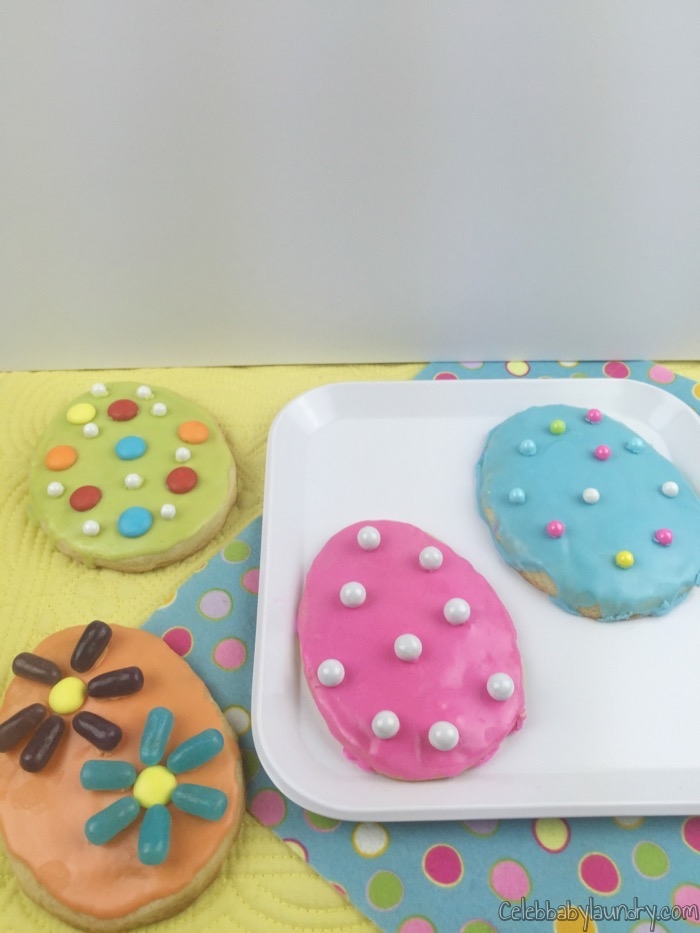Homemade Easter Egg Sugar Cookies Celeb Baby Laundry