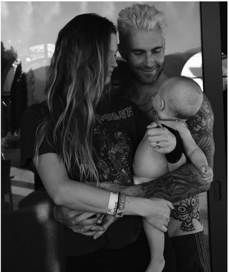 Behati Prinsloo Shares Sweet Family Portrait on Father's Day Celeb