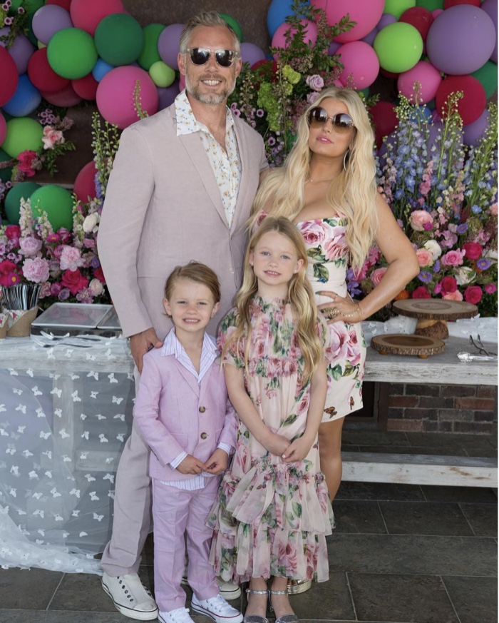 Jessica Simpson's Easter Family Portrait Celeb Baby Laundry