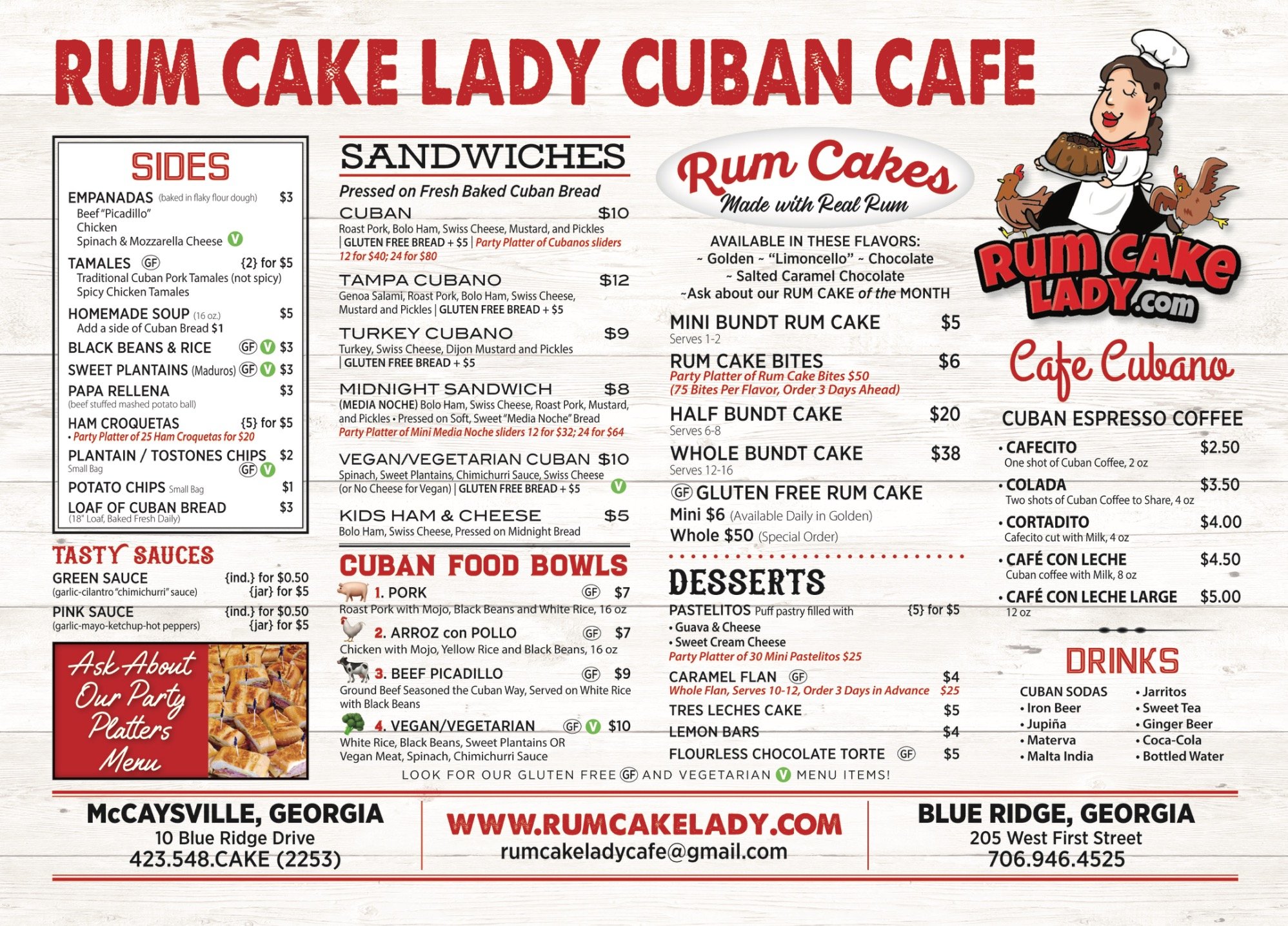 Rum Cake Lady Celebrate Blue Ridge Cabin Rentals