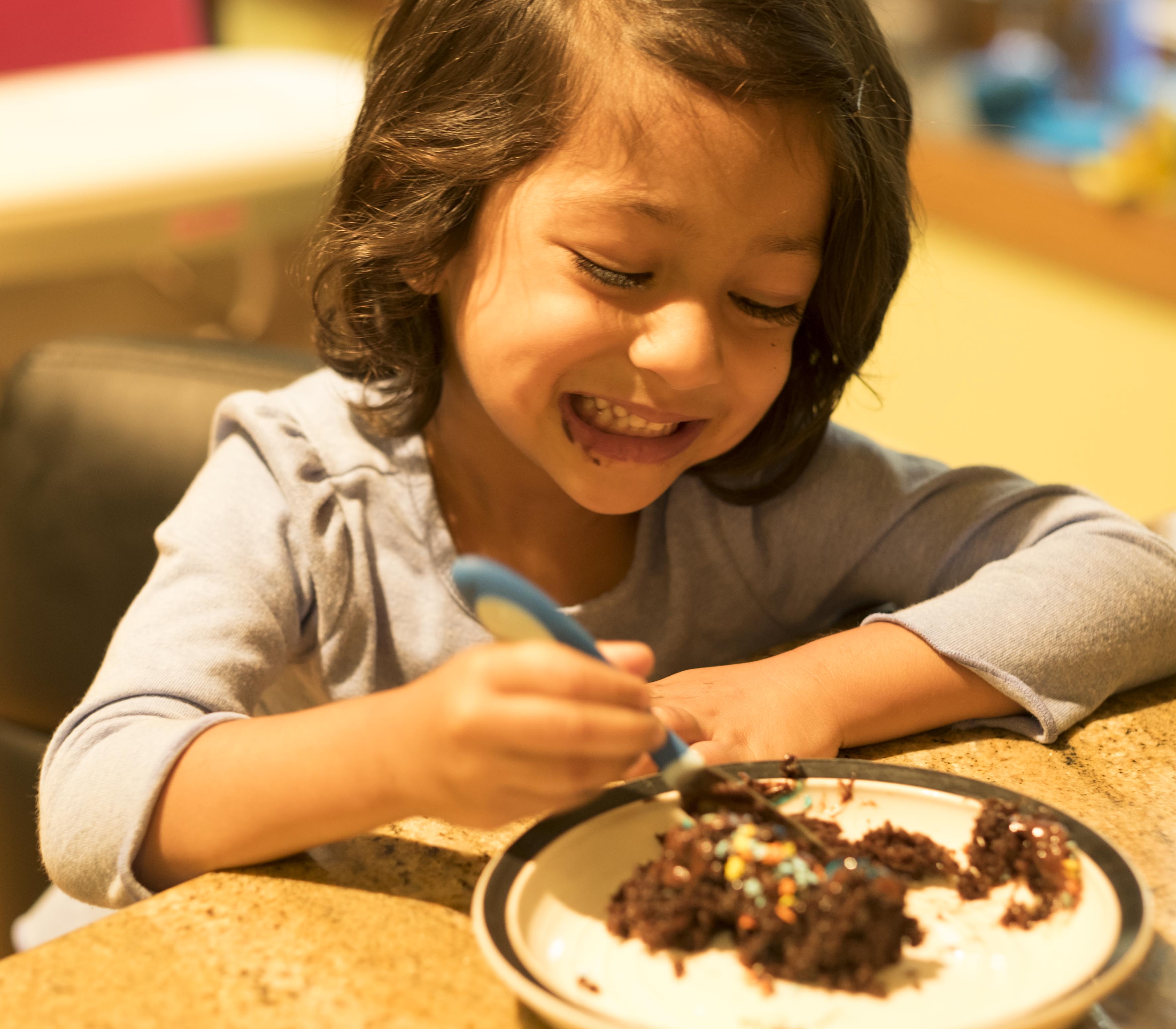 Baking a cake Celebrate life with us