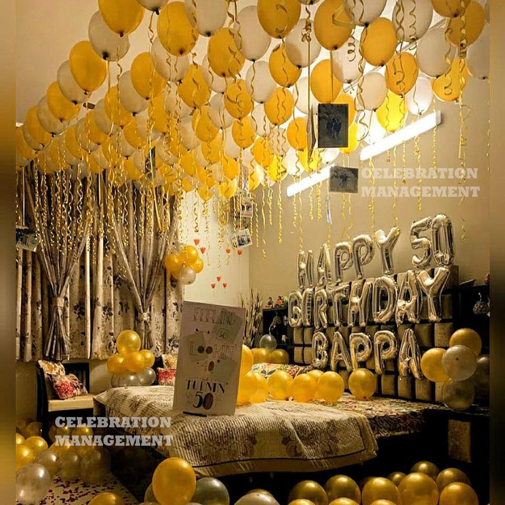 What is the best way to decorate a room for a birthday in Mumbai?