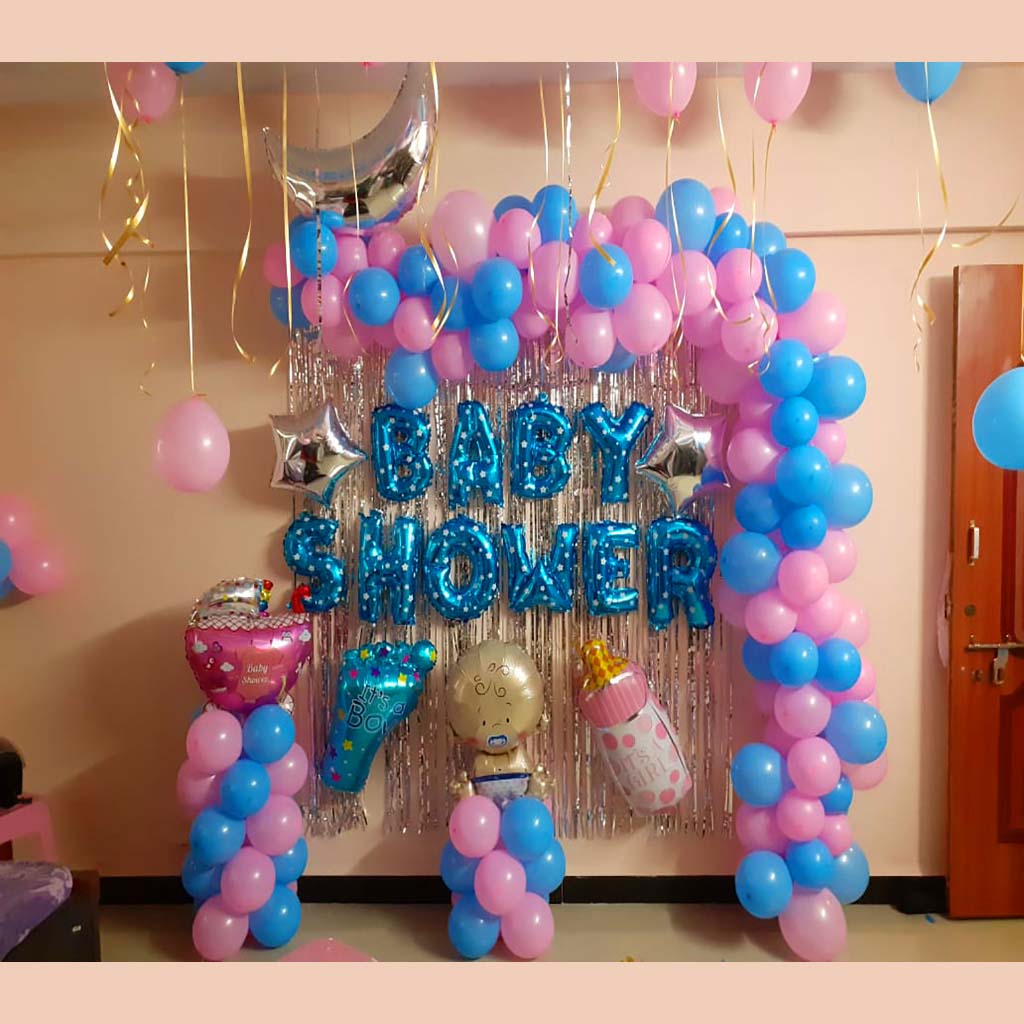 Simple Baby Shower Decoration at Home Celebration Management In Lucknow