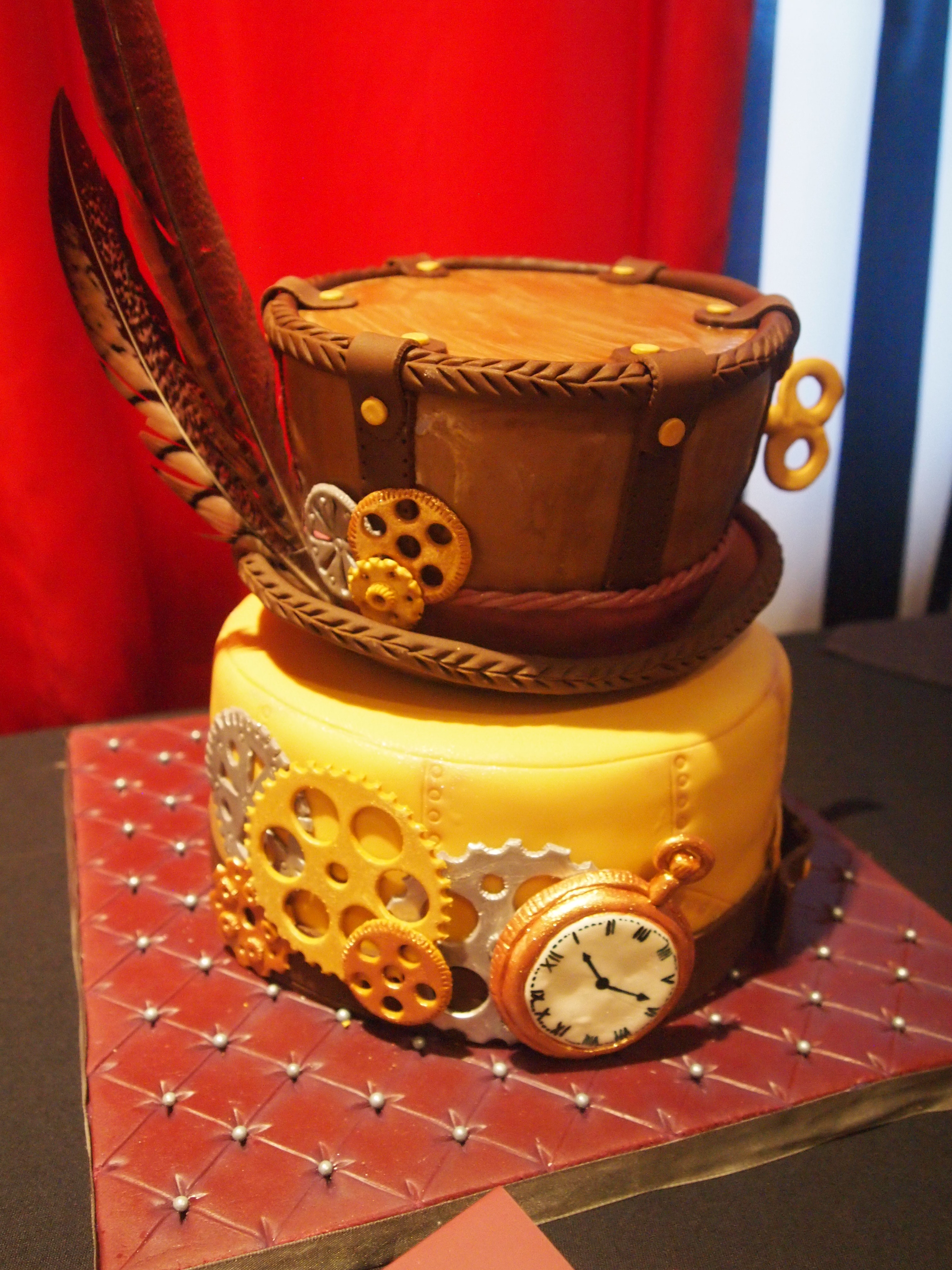 Steampunk Top Hat Cake Celebrations of Hope