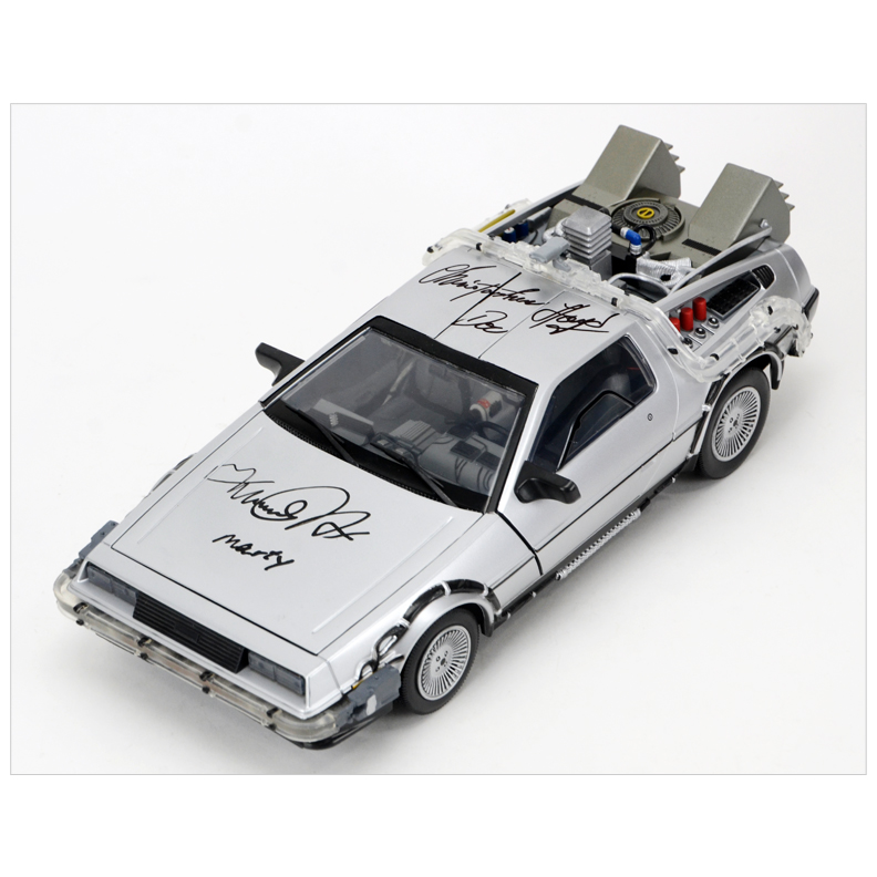 Lot Detail Michael J. Fox, Christopher Lloyd Autographed