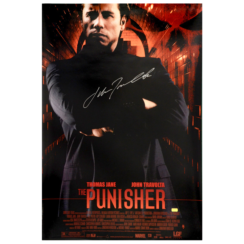 Lot Detail John Travolta Autographed The Punisher (2004