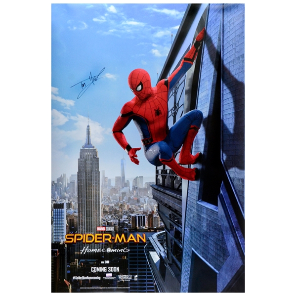 Lot Detail Tom Holland Autographed 2017 SpiderMan