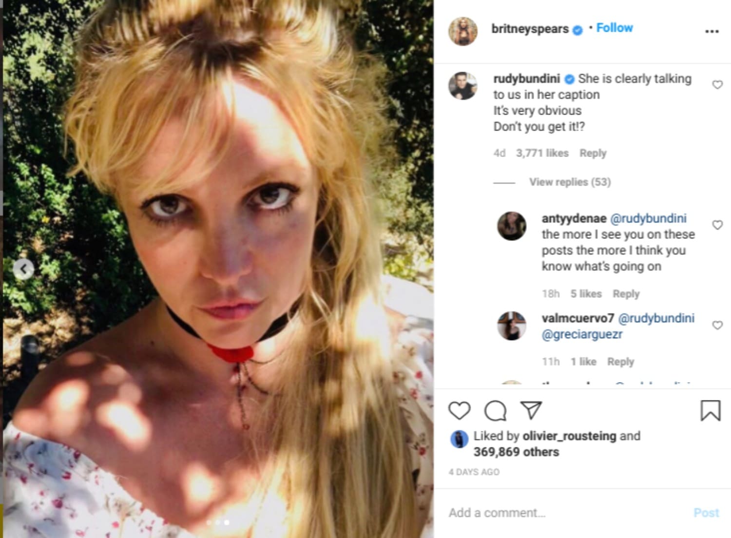 Britney Spears Wore A Ponytail And Now Some Believe She Is Sending A