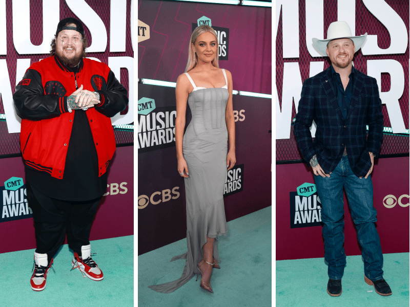 Cody Johnson, Jelly Roll, Kelsea Ballerini, Lainey Wilson and Megan