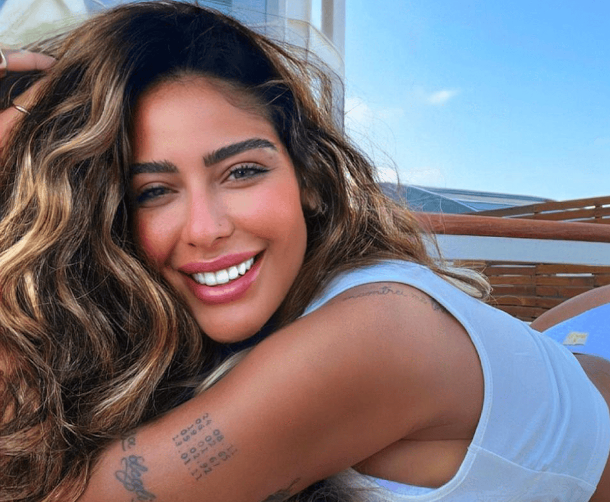 Rafaella Santos in Bathing Suit is a "Sunny Rainbow" — Celebwell