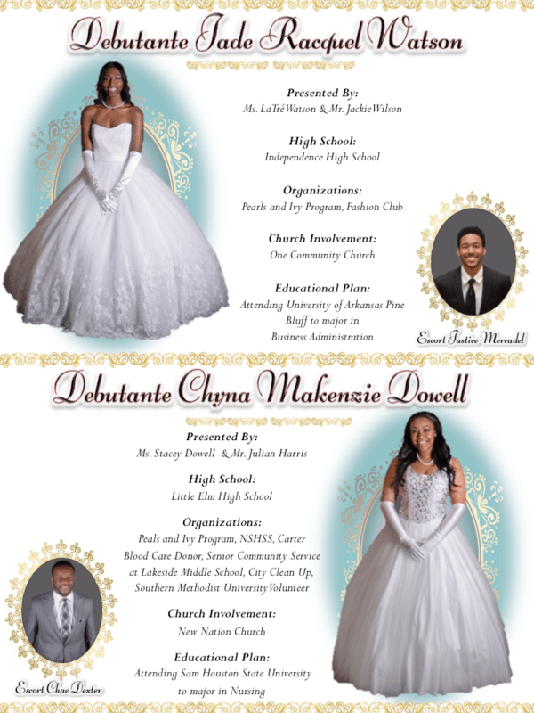 Alpha Kappa Alpha Sorority, Incorporated Chi Zeta Omega DEBUTANTE BALL