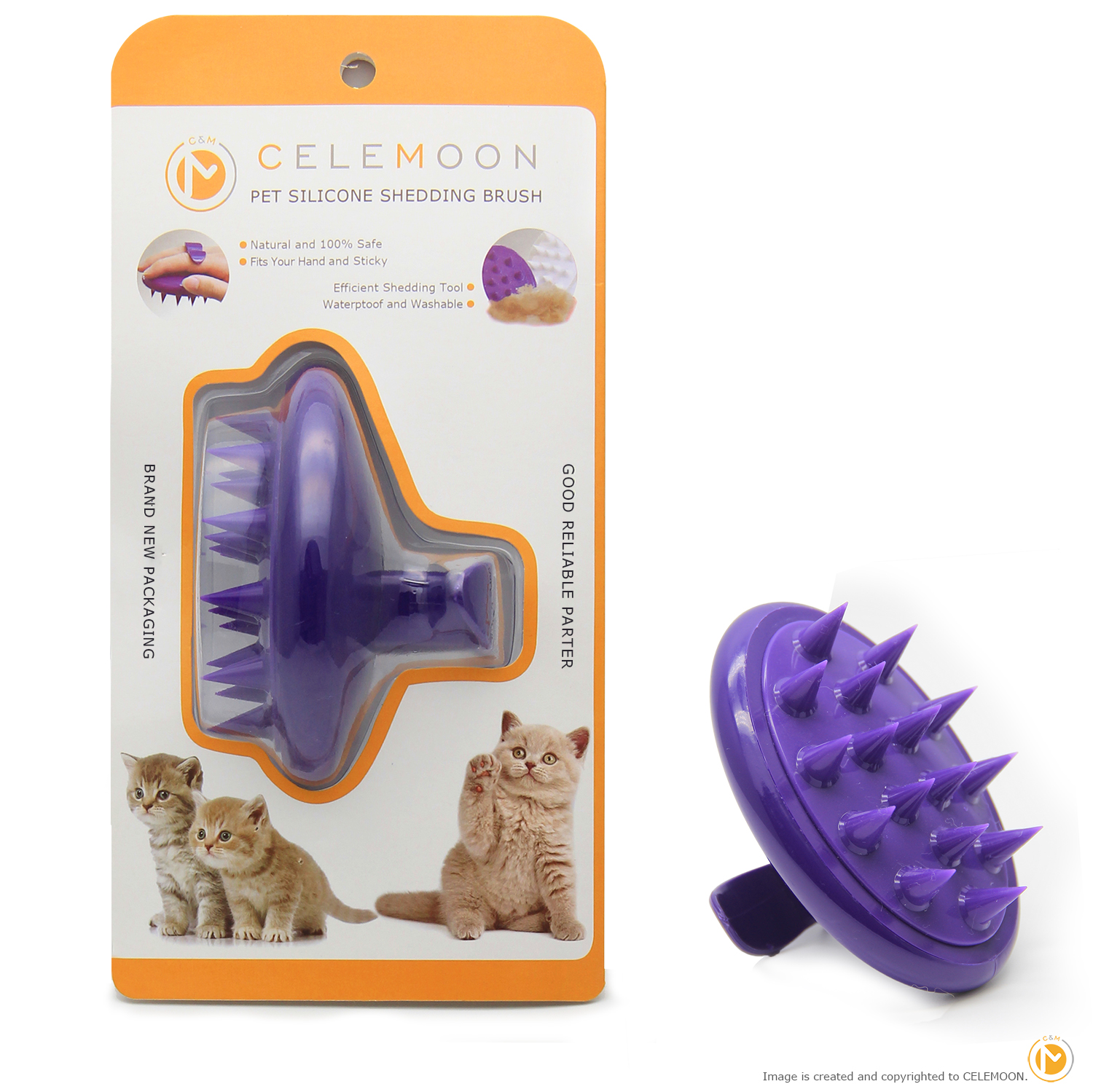 Silicone Cat brush CELEMOON