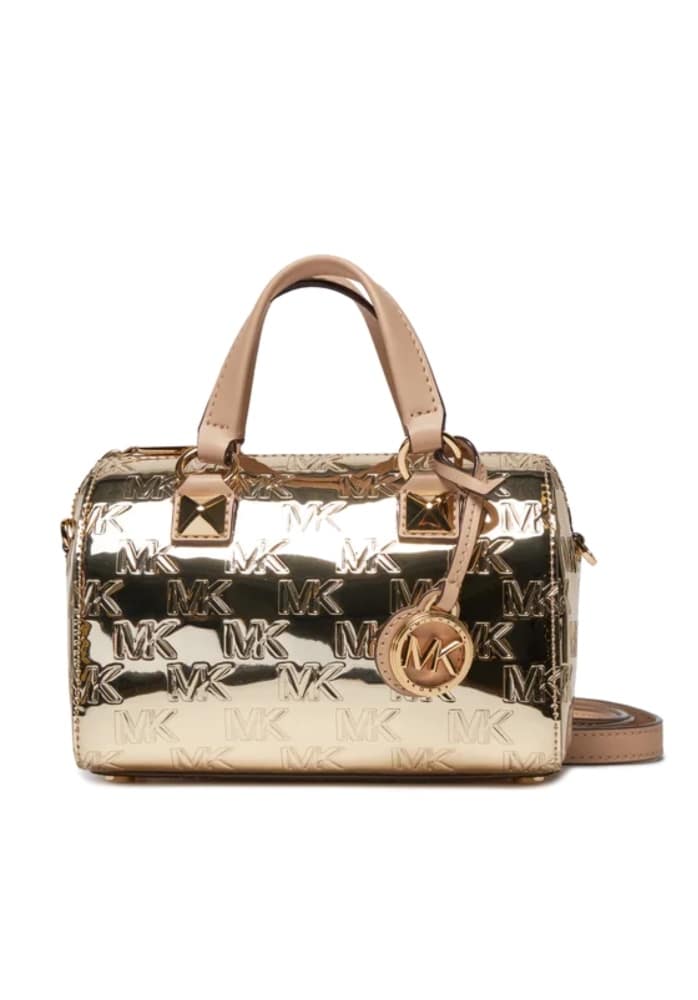 MICHAEL KORS PALE GOLD SM DUFFLE XBODY BAG Celia Boutique