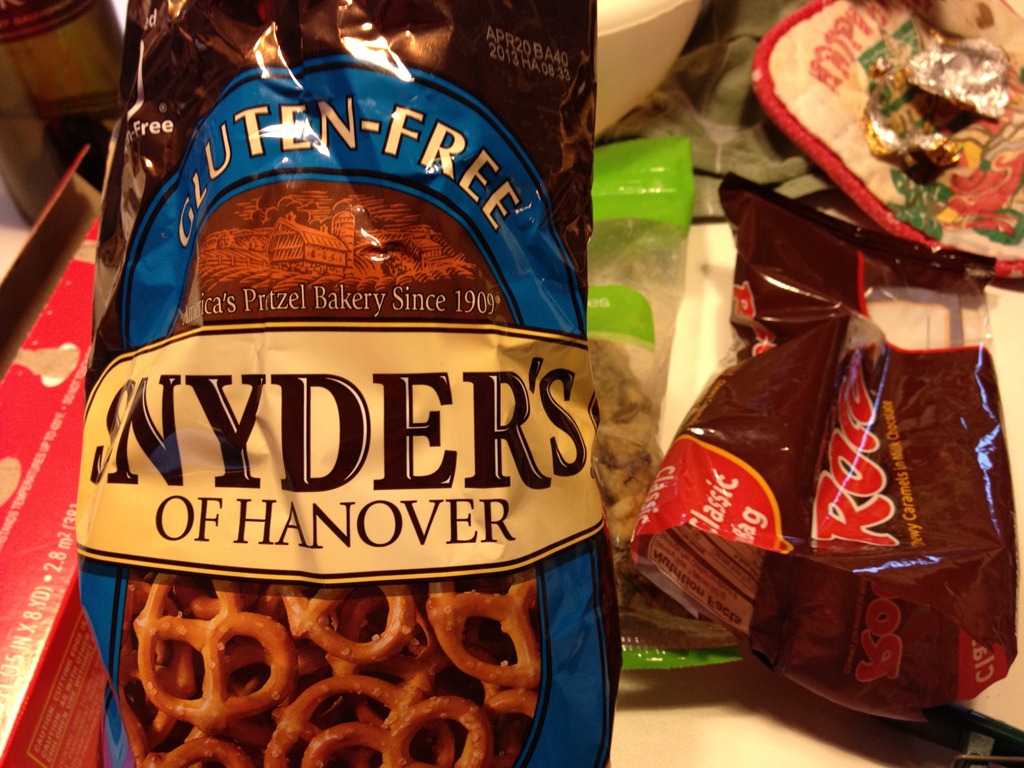 GlutenFree Rolo Pretzel Delights Celiac Disease