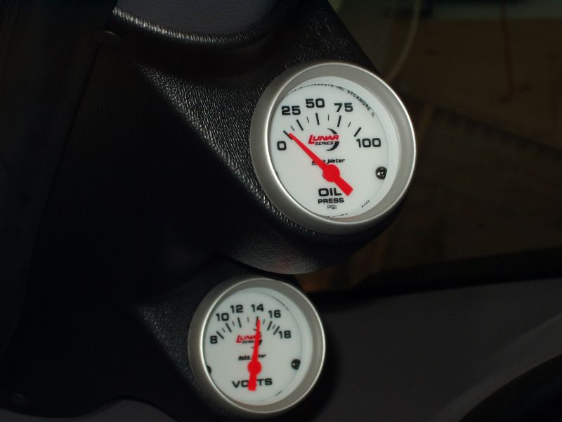 Gauges, Autometer Oil Pressure & Voltage Gauges Install Celica Hobby