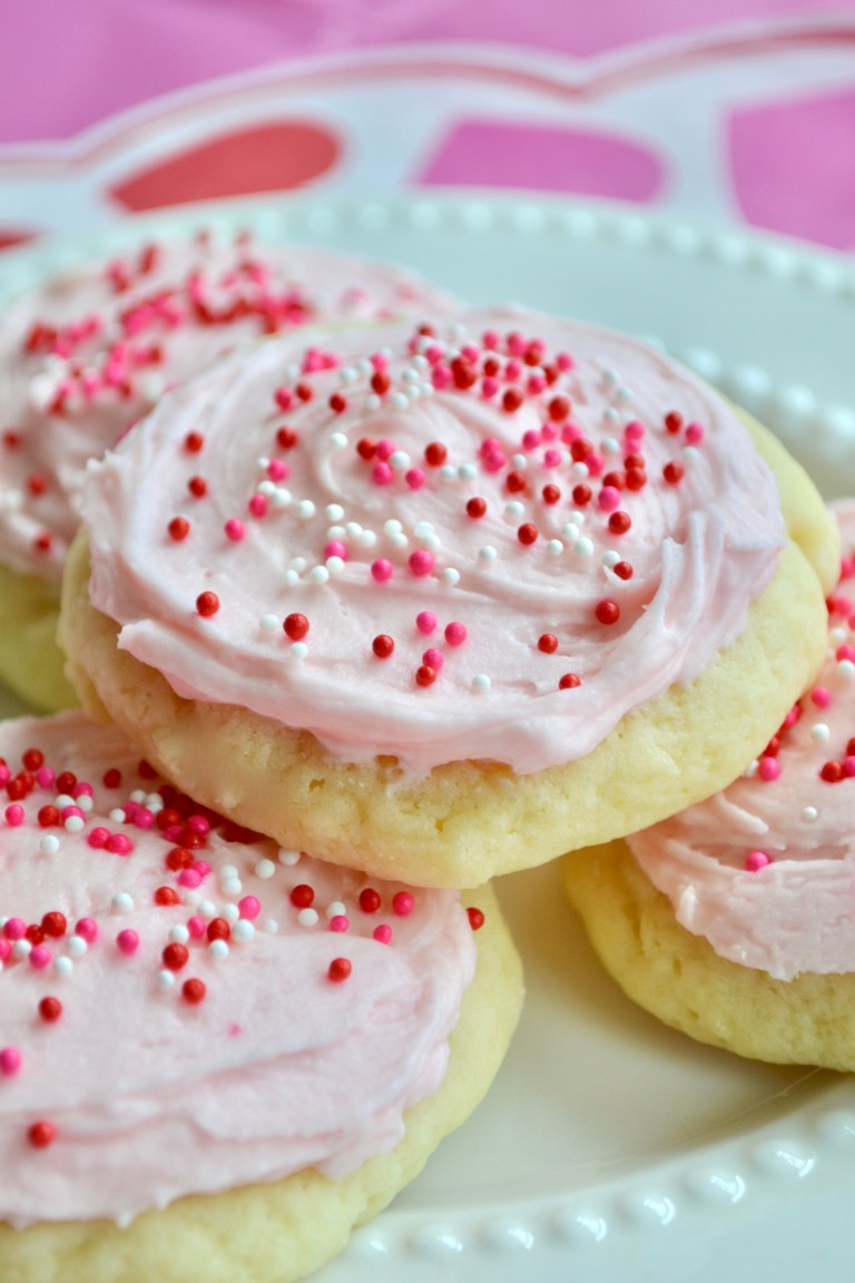 The Best Soft, Fluffy Sugar Cookies with Vanilla Buttercream Celine's