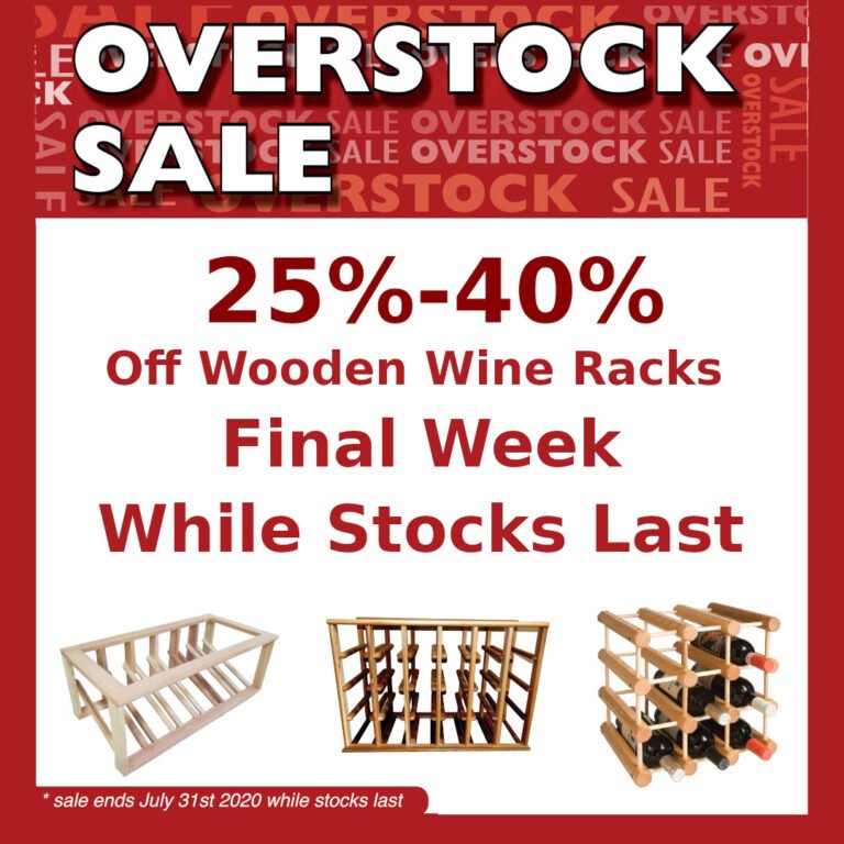 Overstock Sale Final Week Cellar Smart