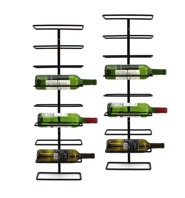 Wooden Wine Rack 24 Bottle 9 Bottle Metal Rack Set of 2 Cellar Smart