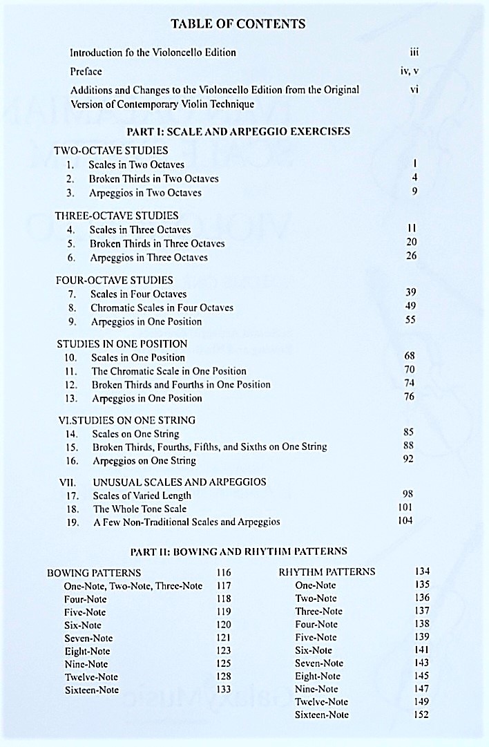 Galamian Scale System for Cello (Jensen) Cellos2Go