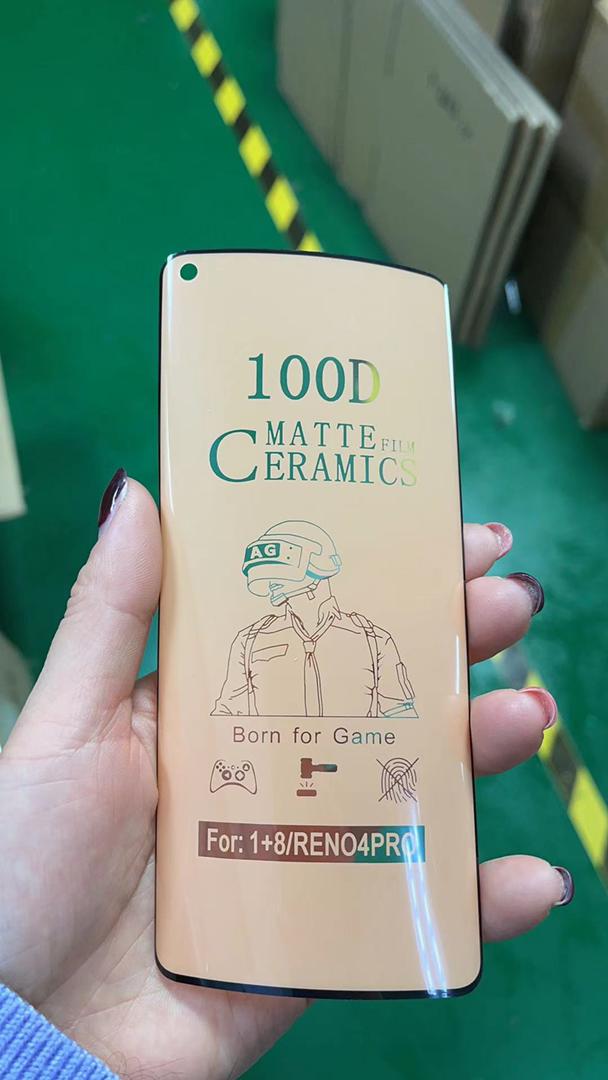 100D Ceramic Matte Tempered Glass Cell To Phone