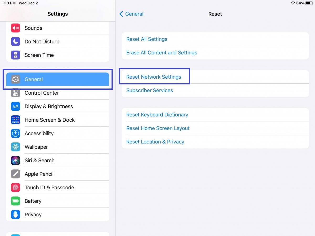 How to Reset Network Settings on Android, iPhone & iPad OS