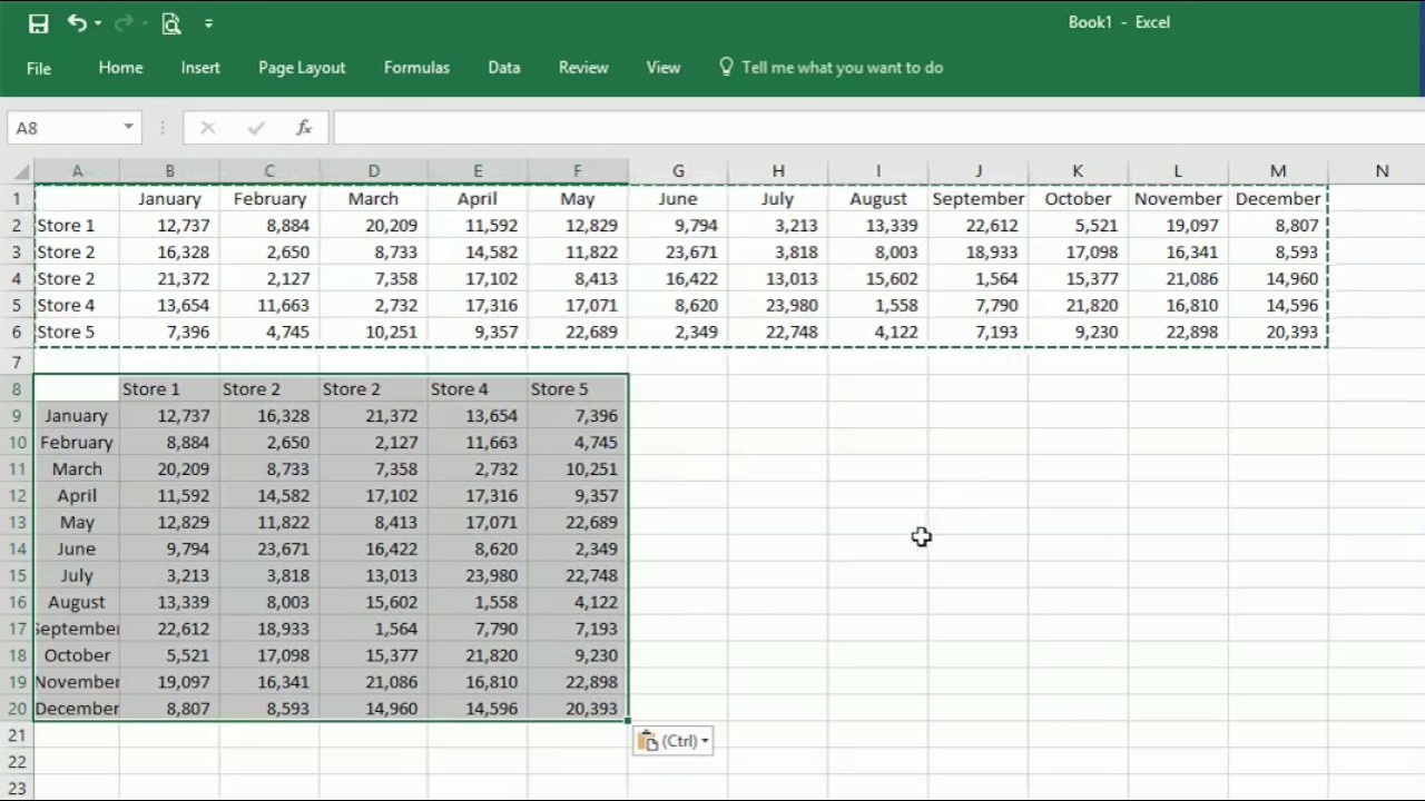How To Change Data From Row To Column In Excel CellularNews