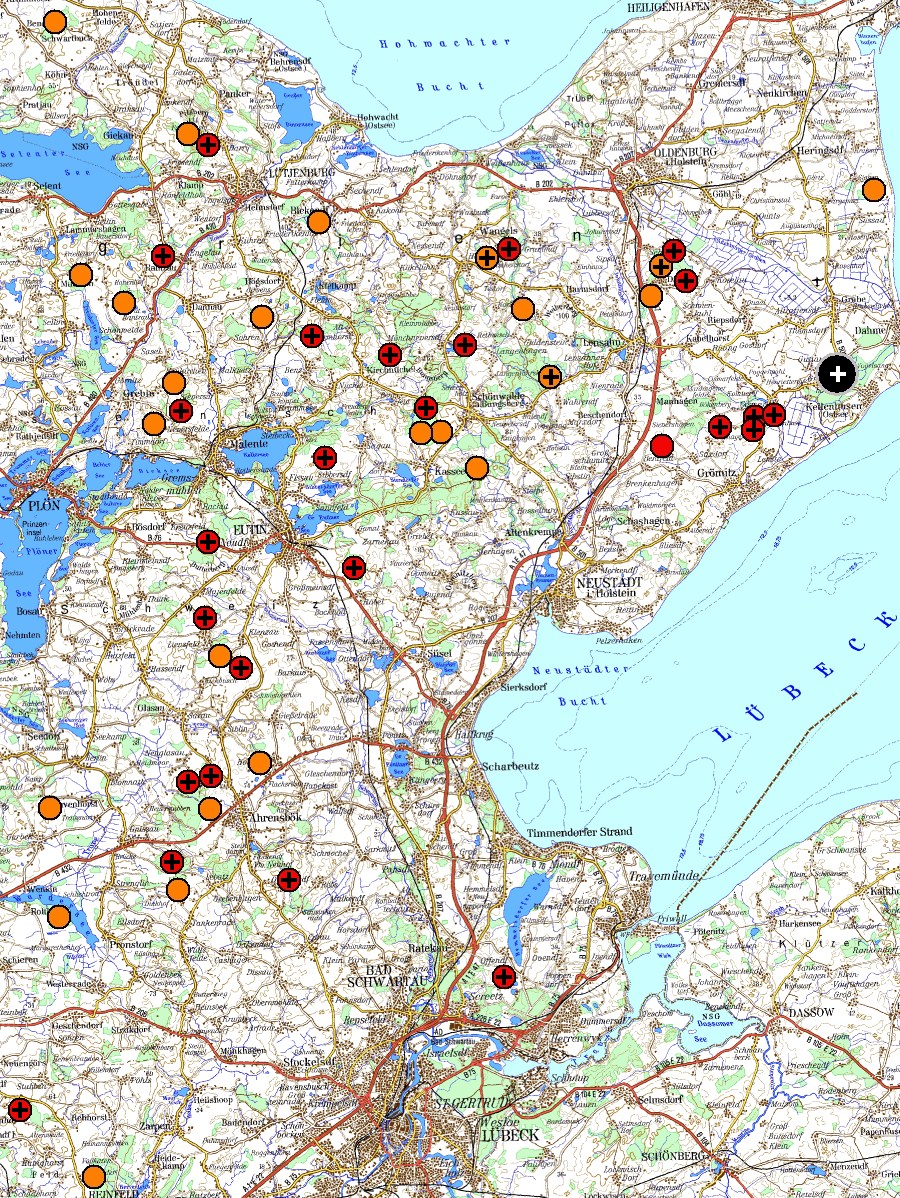 Landkarte Ostholstein CelticFieldsKarteOstholstein