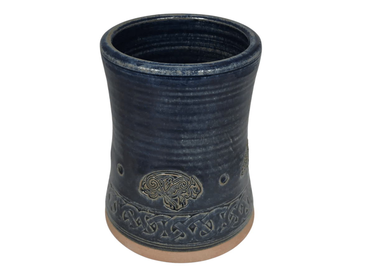White Wine Cooler Blue Celtic Clays Ireland